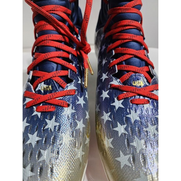 Under Armour Spotlight Lux LE MC USA Stars Football Cleats Men\'s 13 3025366-100 main image 11